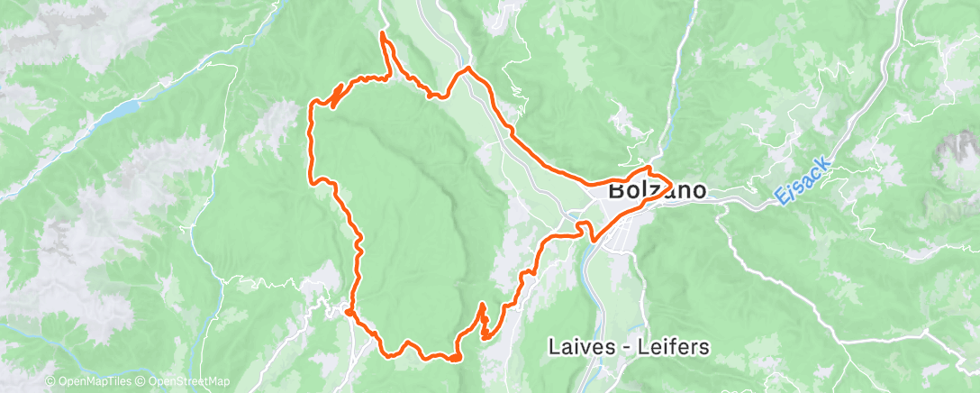 Map of the activity, Morning Ride