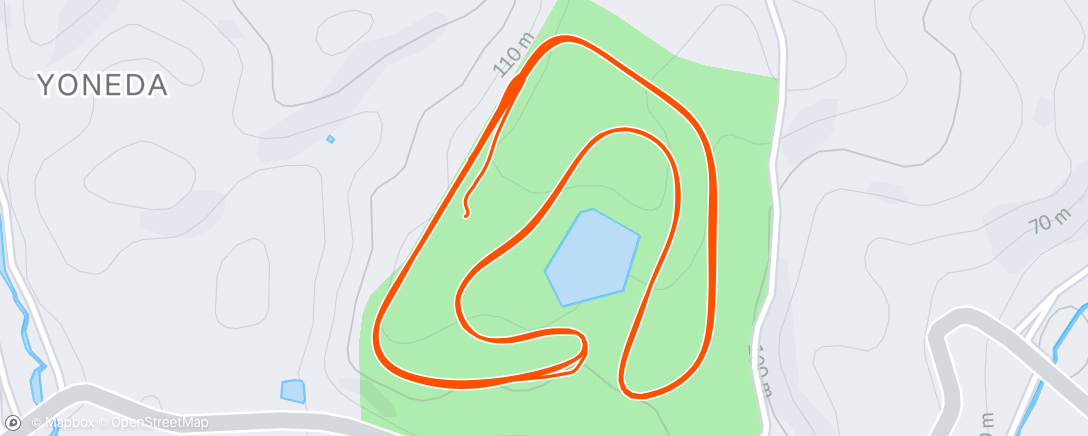 Map of the activity, ロードレース　レディース6位…🥹