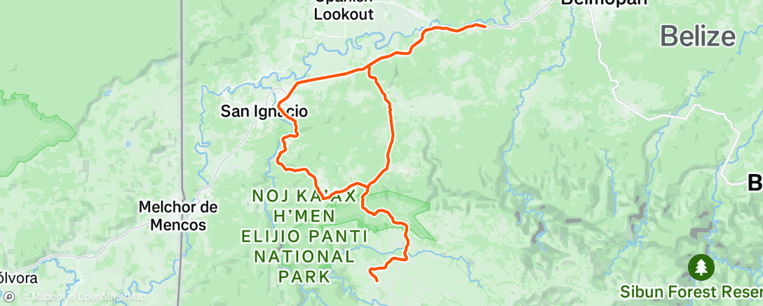 Map of the activity, Morning Ride