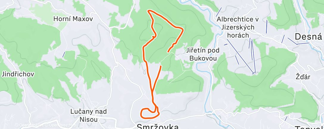 Карта физической активности (Průzkum terénu)