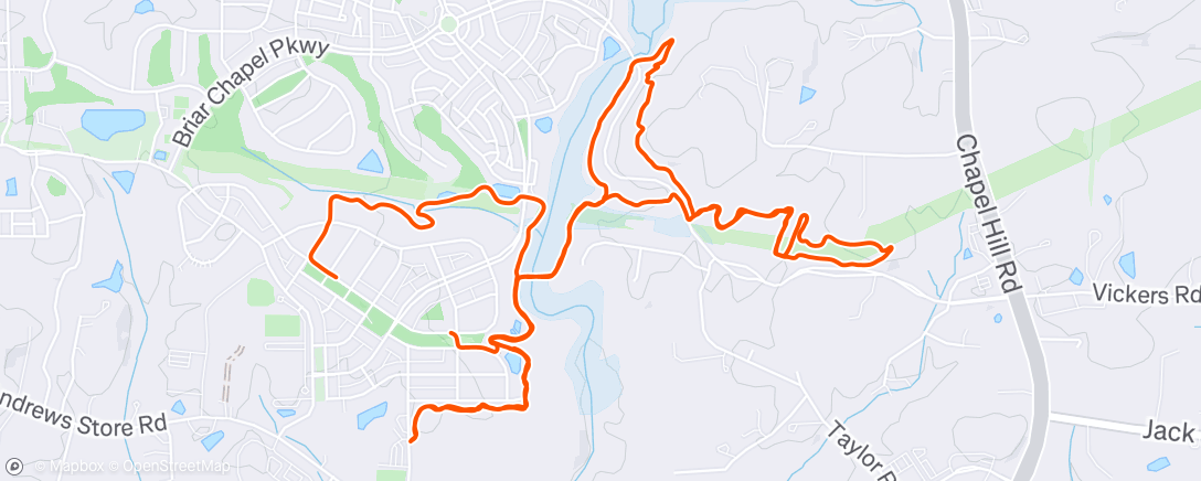 Map of the activity, East side check