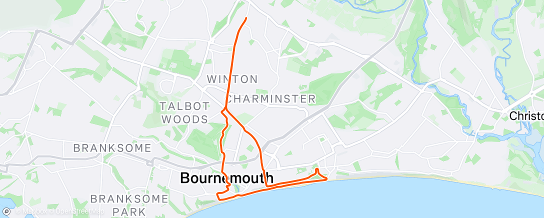 Map of the activity, Morning Ride