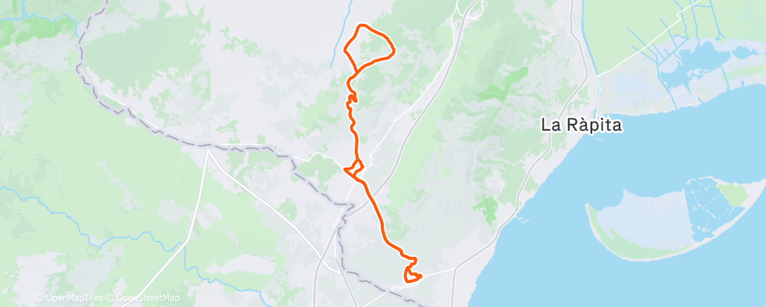 Map of the activity, Morning Ride