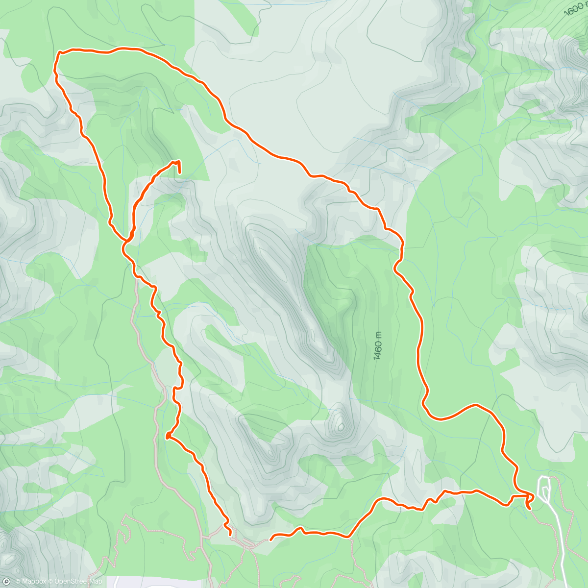 Map of the activity, Soldiers Pass Hike