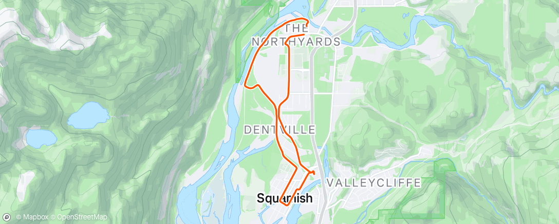 Map of the activity, Morning Ride