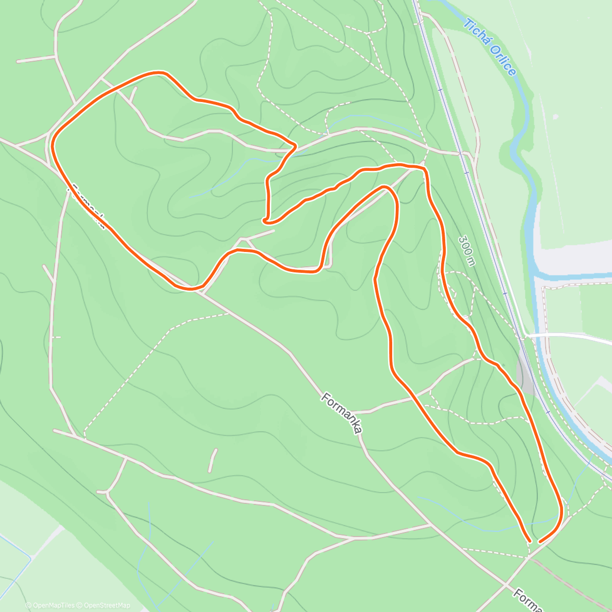 Map of the activity, MCVV