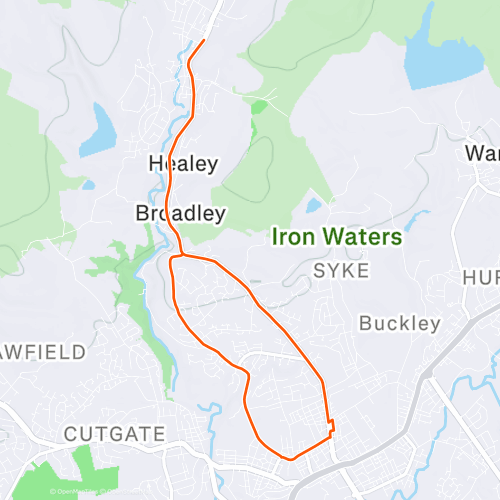 Shawclough, whitworth rd, whitworth. 10.4 km Road Cycling Route on Strava