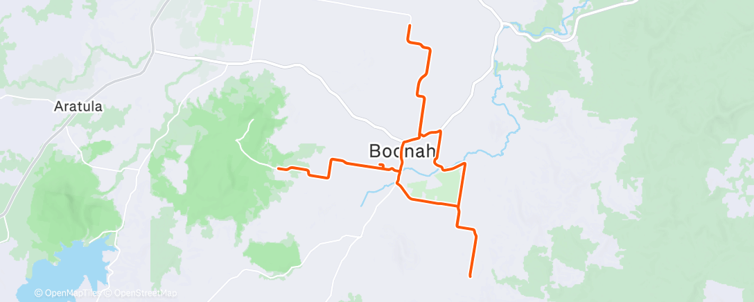 Map of the activity, Morning Ride