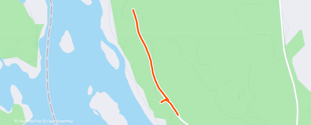 Map of the activity, Lunch Walk Ellie’s recovery toddle