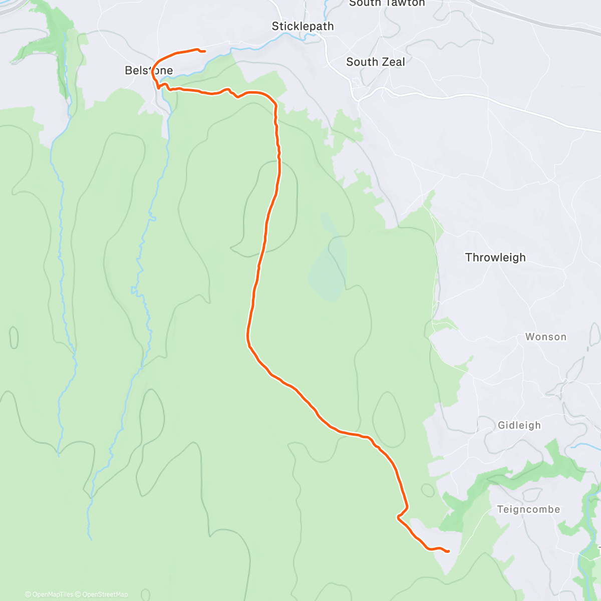 Map of the activity, Hike with Marylou (mother in law 😘)