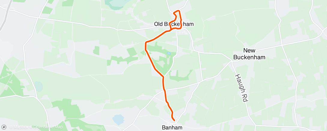 Карта физической активности (Morning Run)