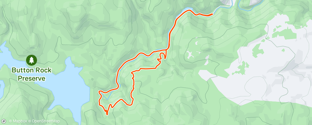 Map of the activity, Lunch Hike