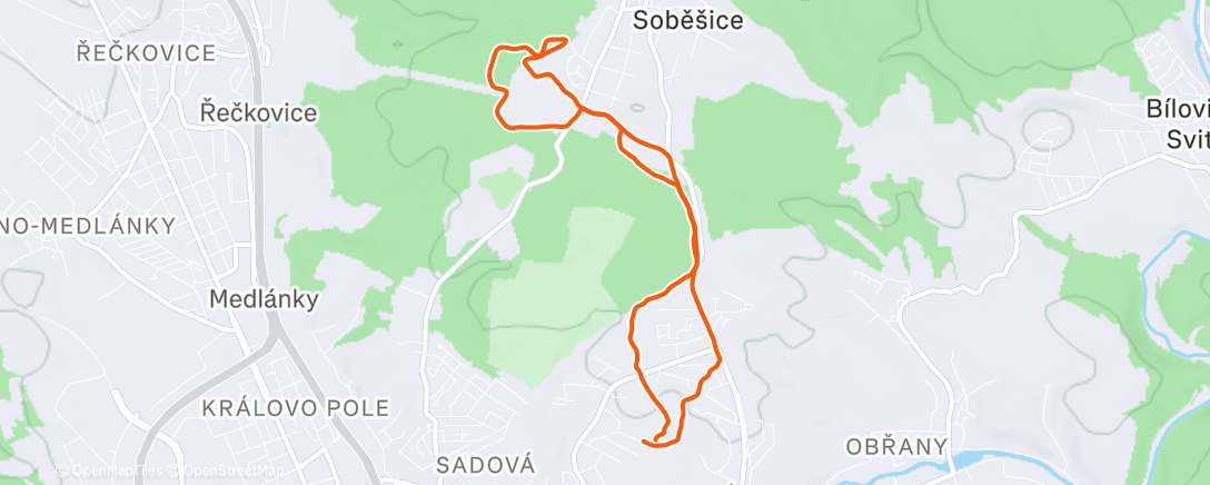 Map of the activity, klusík