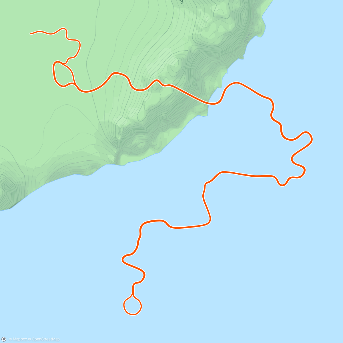 Map of the activity, Zwift - Race: Stage 1: Flat Is Fast - Tempus Fugit (D) on Tempus Fugit in Watopia