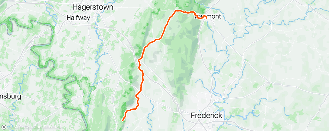 Map of the activity, CWC 24. Cold. Wet. Windy. Done for the day.