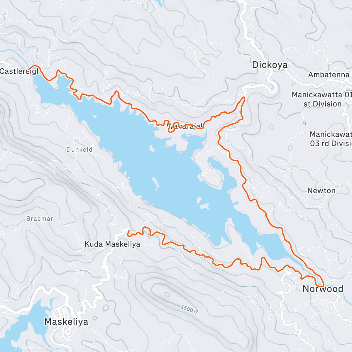 Map of the activity, ROUVY - To Adams Peak / Srí Pada | Sri Lanka