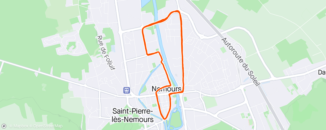Map of the activity, La Neumourienne - 10k Label Régional