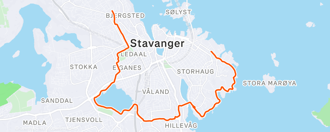 Map of the activity, Jobblogg