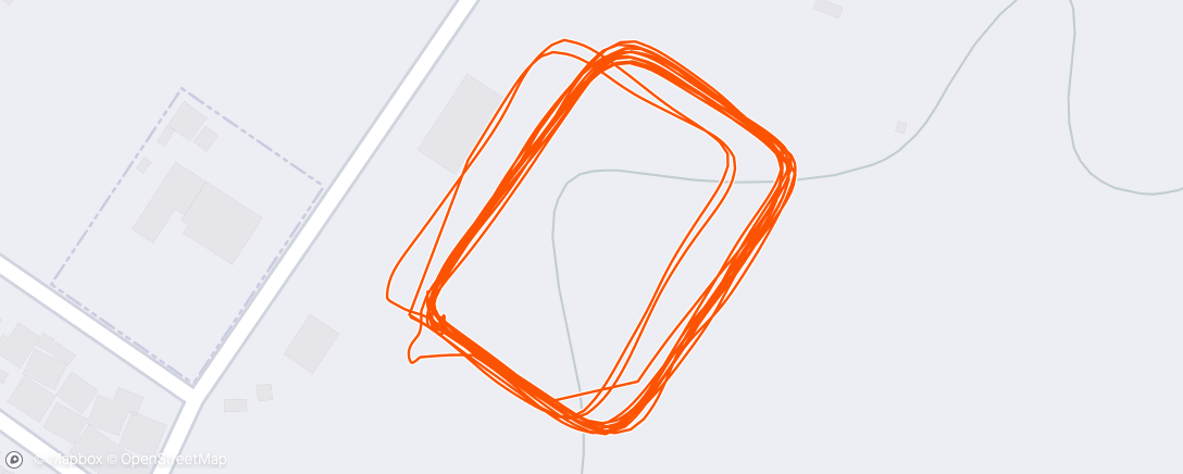 Map of the activity, Evening Run