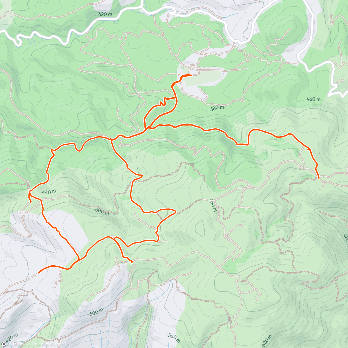 Map of the activity, Marche en attendant les coureurs de Pichauris 🚶‍♀️