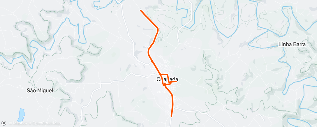 Map of the activity, Tá uma merda a bike 🤡