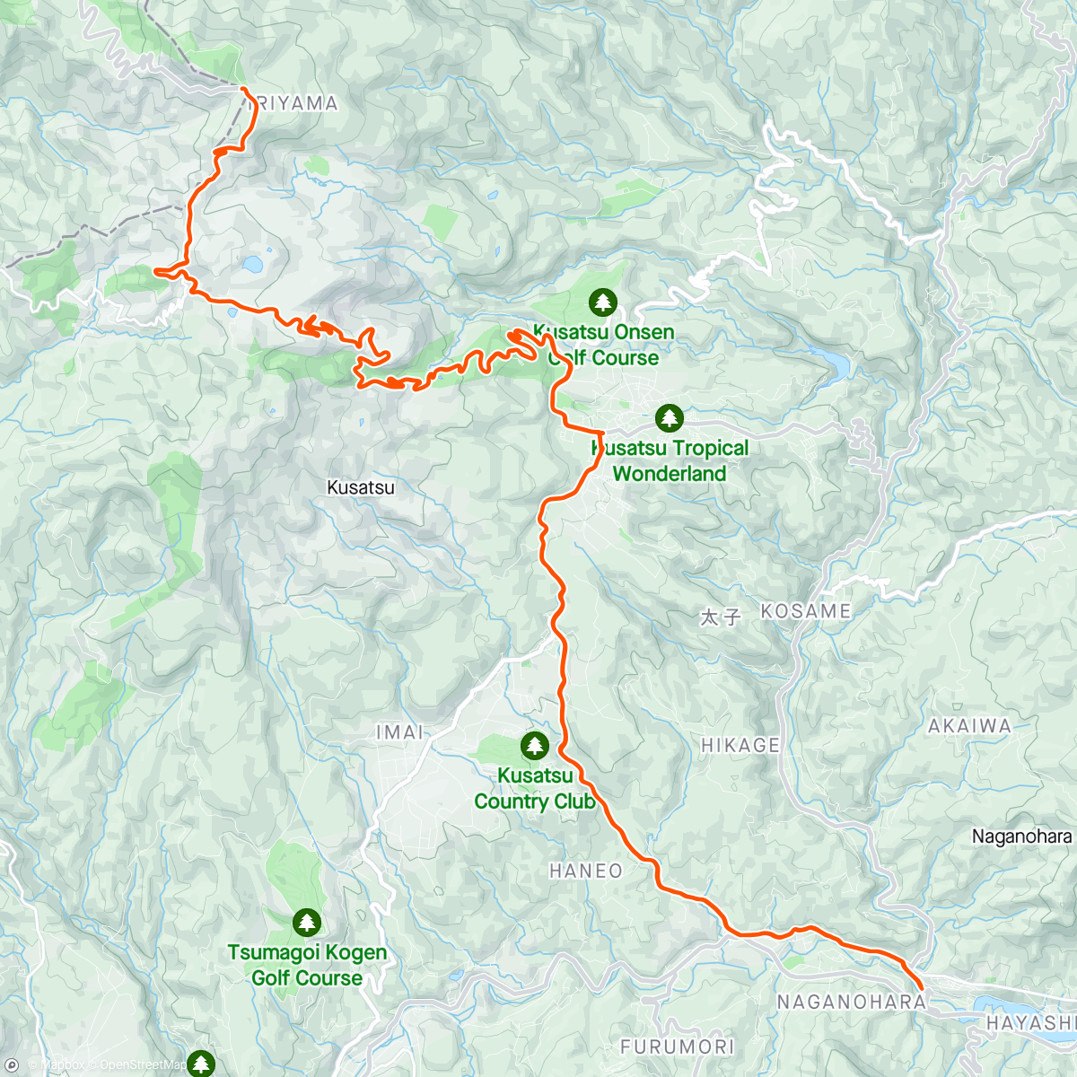 Mapa da atividade, 渋峠詣で 2024