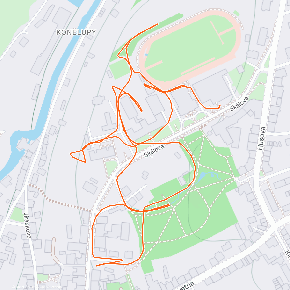 Карта физической активности (1. kolo TZL E2)