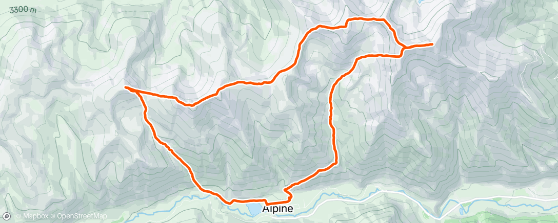 Map of the activity, Mount Princeton, Point 13627, Point 13332, Point 13093t
