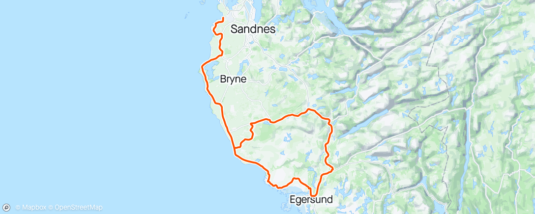 Map of the activity, Tour of Norway S3