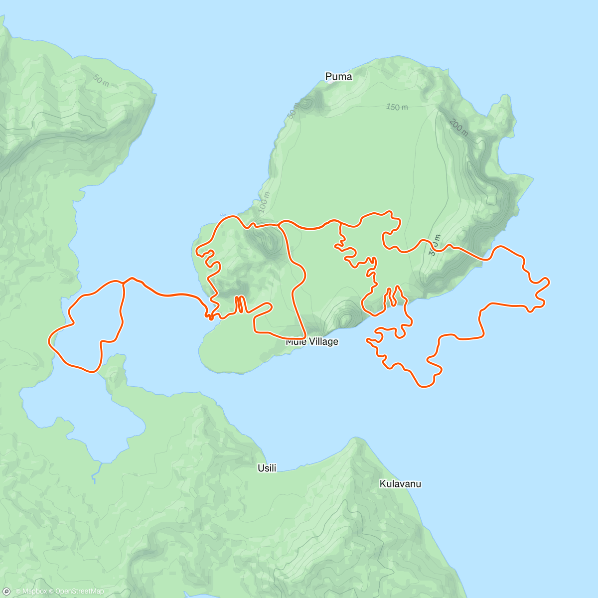 Map of the activity, Zwift - Watts of the Wild in Watopia