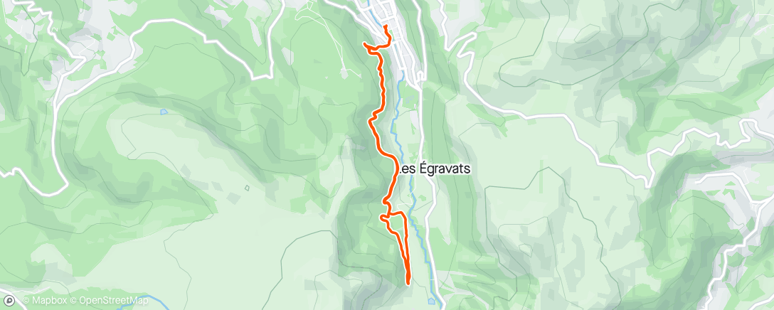 Map of the activity, 1h EF