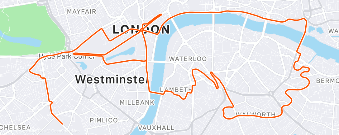 Карта физической активности (first zwift of the year)