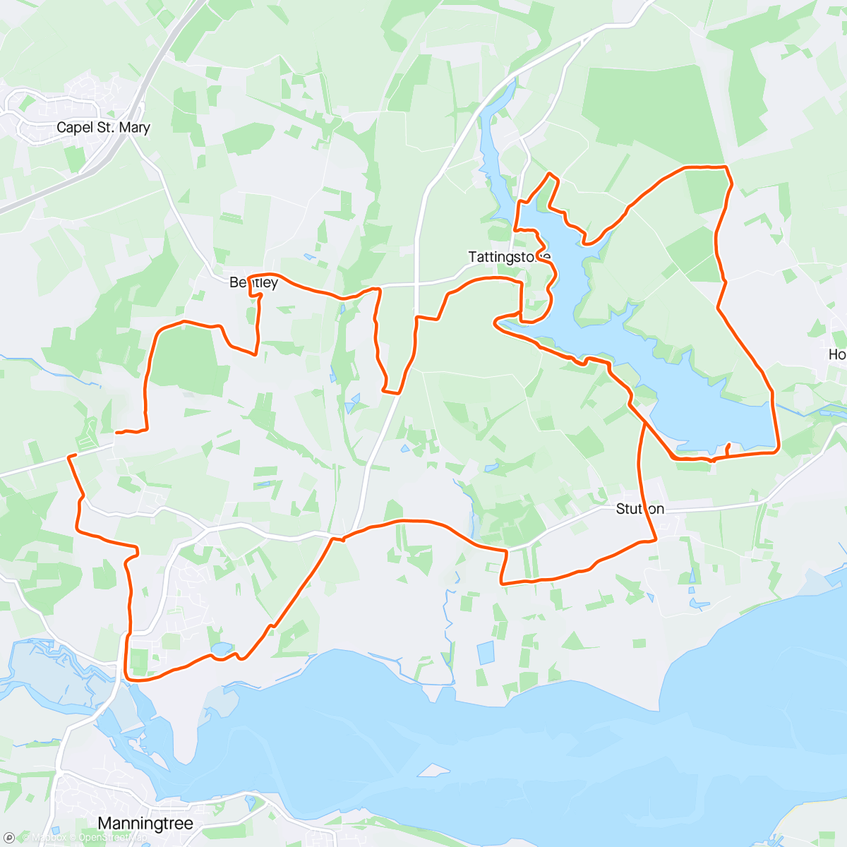 Map of the activity, Morning Ride… MTB