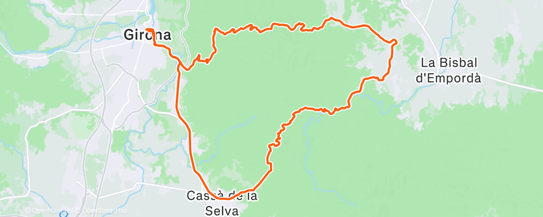 Map of the activity, Fahrt am Nachmittag