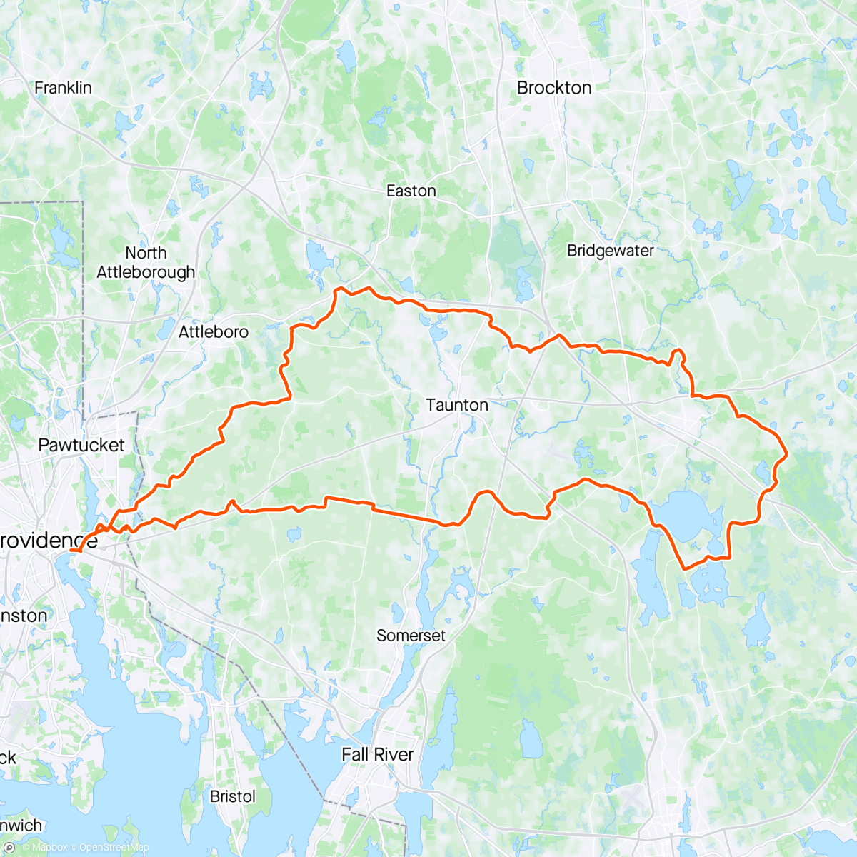 Map of the activity, 85mi for Fondo 76 // Pandering to my imperial dogmatist friend (also filed under ‘by the 4th rainfall, Belgian points were claimed’)