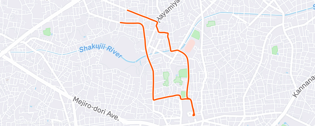 Map of the activity, 午後のライド