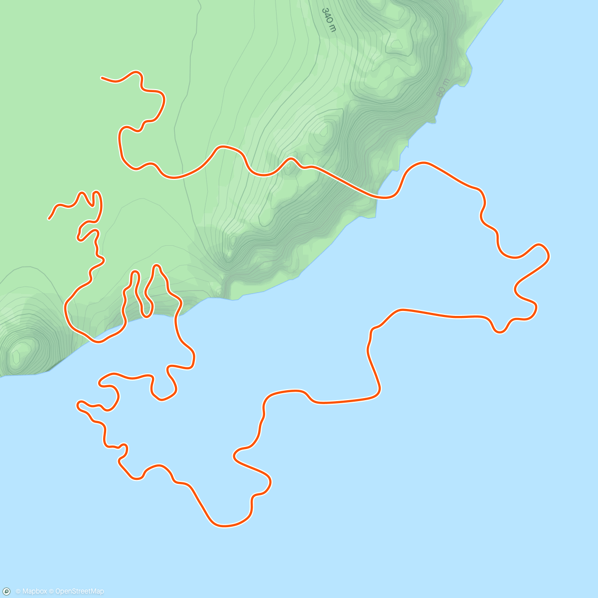 Map of the activity, Zwift - Race: Zwift Epic Race - Eastern Eight (D) on Eastern Eight in Watopia