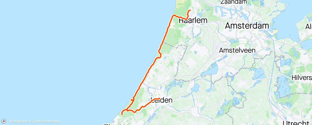 Map of the activity, Naar Scheveningen 🚴🏽‍♀️🚴🏼‍♀️