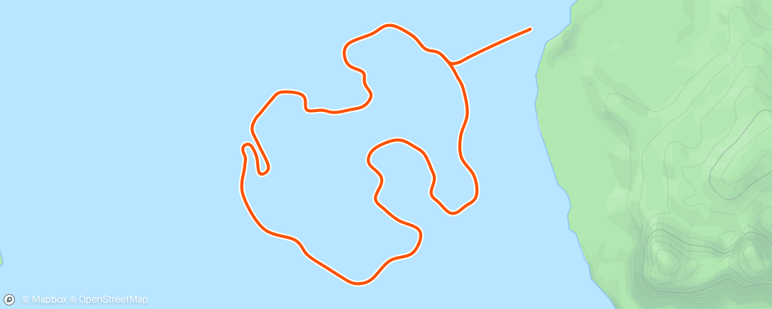 Map of the activity, Zwift - Shayne Gaffney in Watopia