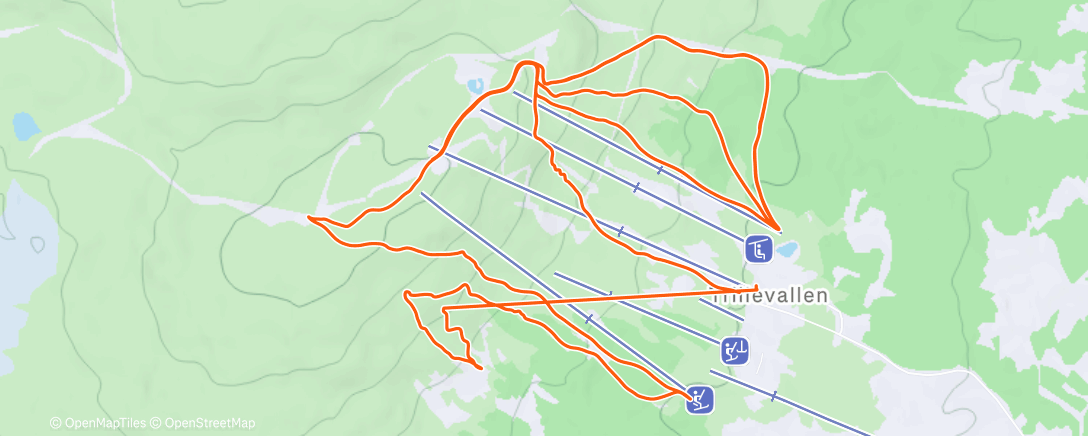 Map of the activity, powpow !
