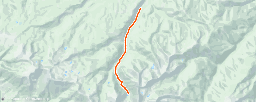 Map of the activity, Morning Run