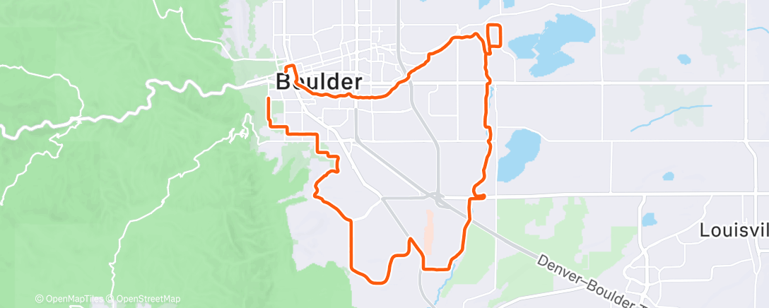 Peta aktivitas, Cycling