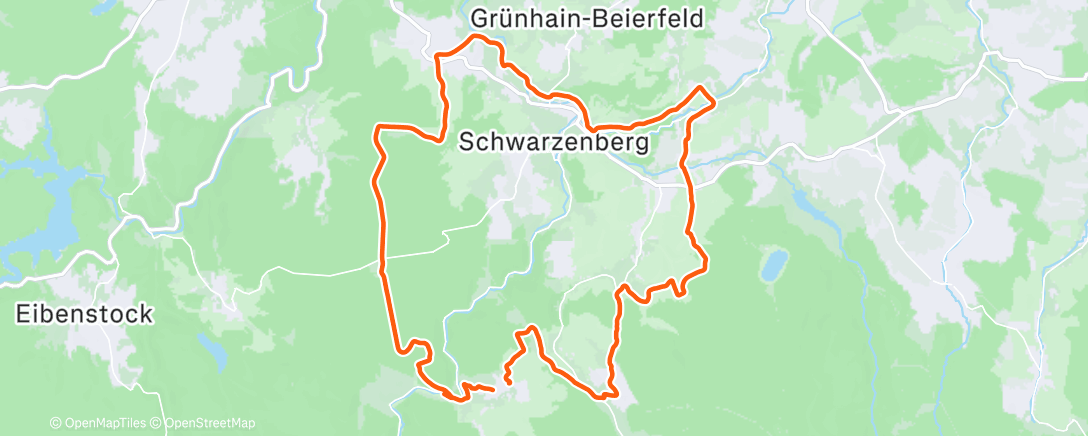 Map of the activity, Bike2work - oder „kaltgepresste“ Höhenmeter 😅