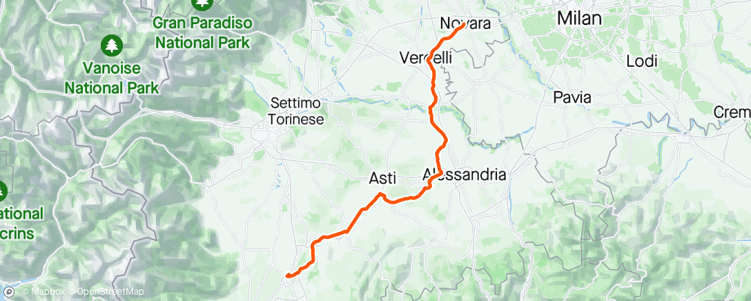 Map of the activity, Giro d'Italia stage 3🇮🇹