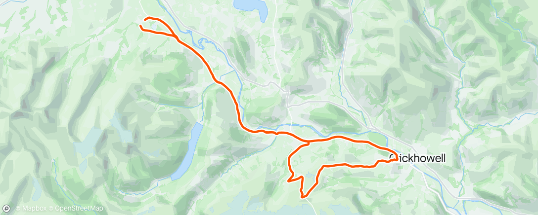 Mapa da atividade, Road Ride