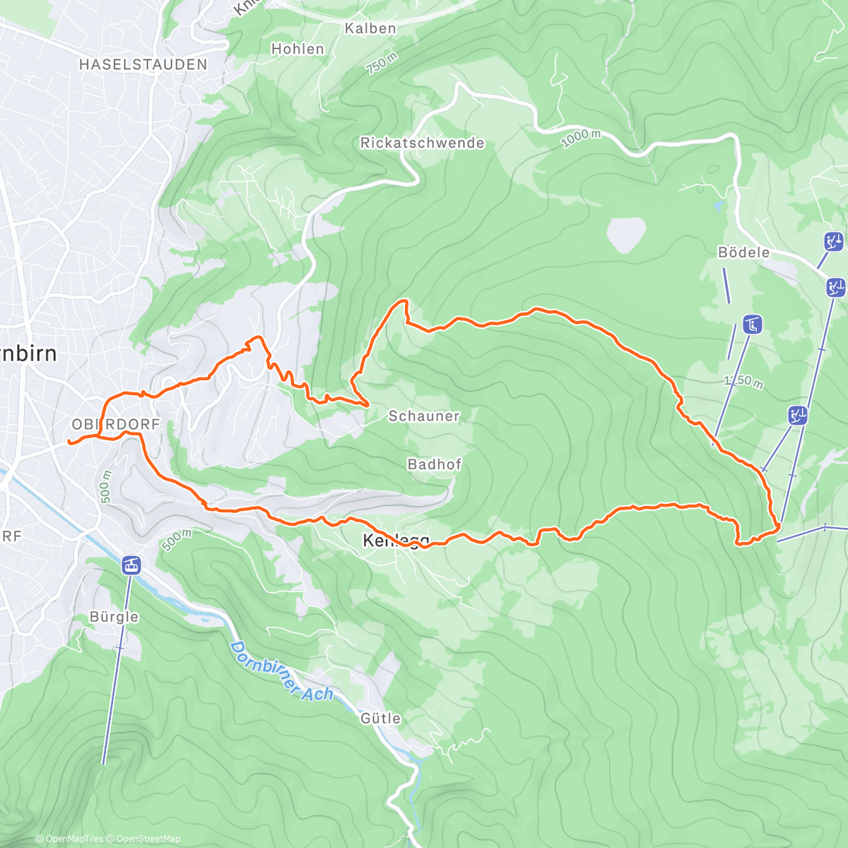 Карта физической активности (On)