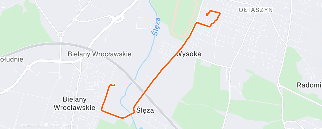 Карта физической активности (Afternoon Walk)