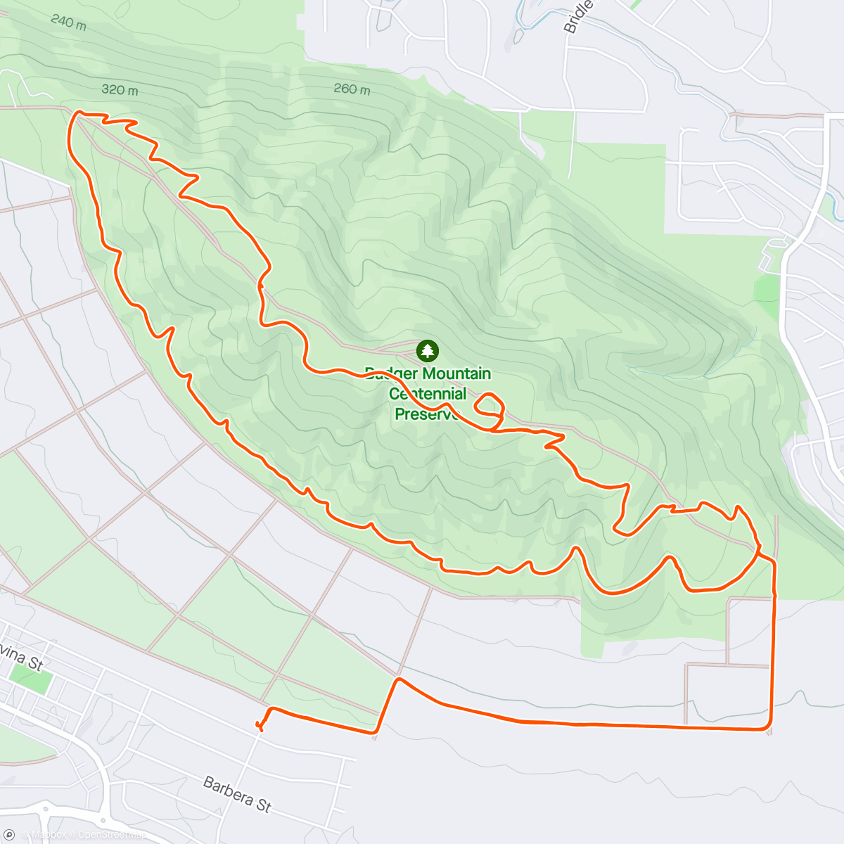 Map of the activity, Kevin’s first ride!
