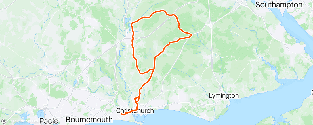 Map of the activity, Jon Carrying me round the new forest 😅