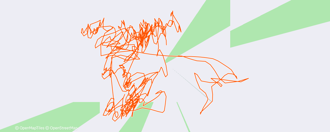 Map of the activity, Shoveling ❄️